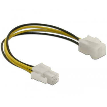 Delock 4-pin atx12v (male) naar 4-pin atx12v (female) verlengkabel (0,15 meter)