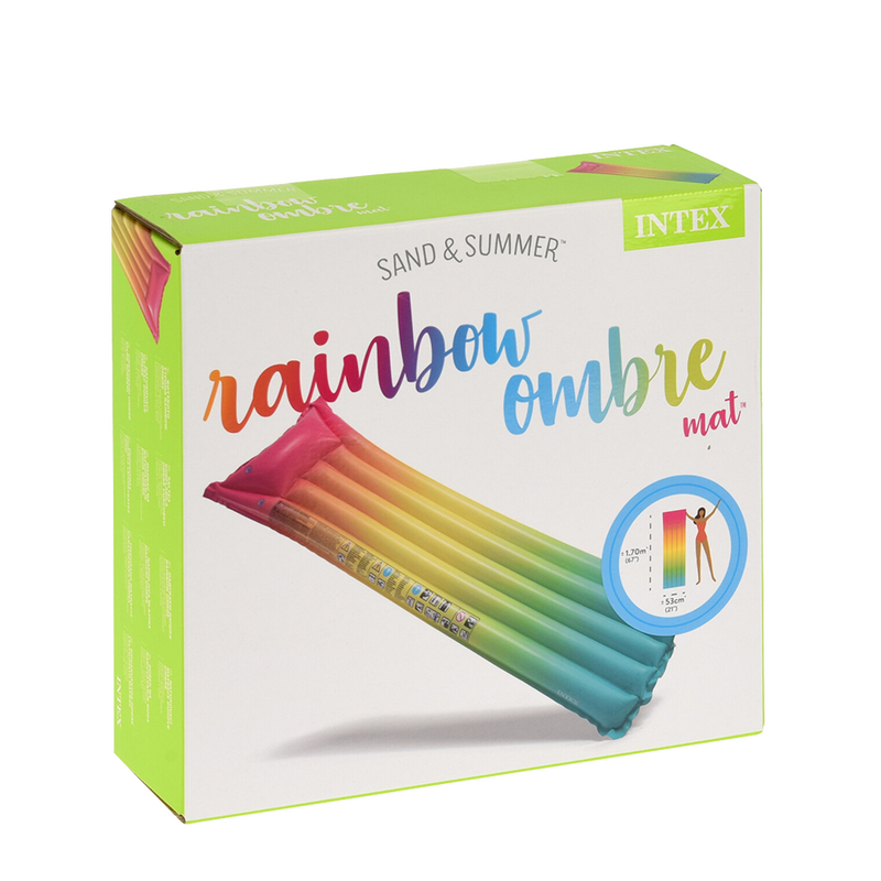 Load image into Gallery viewer, Intex luchtbed rainbow ombre 170x53cm
