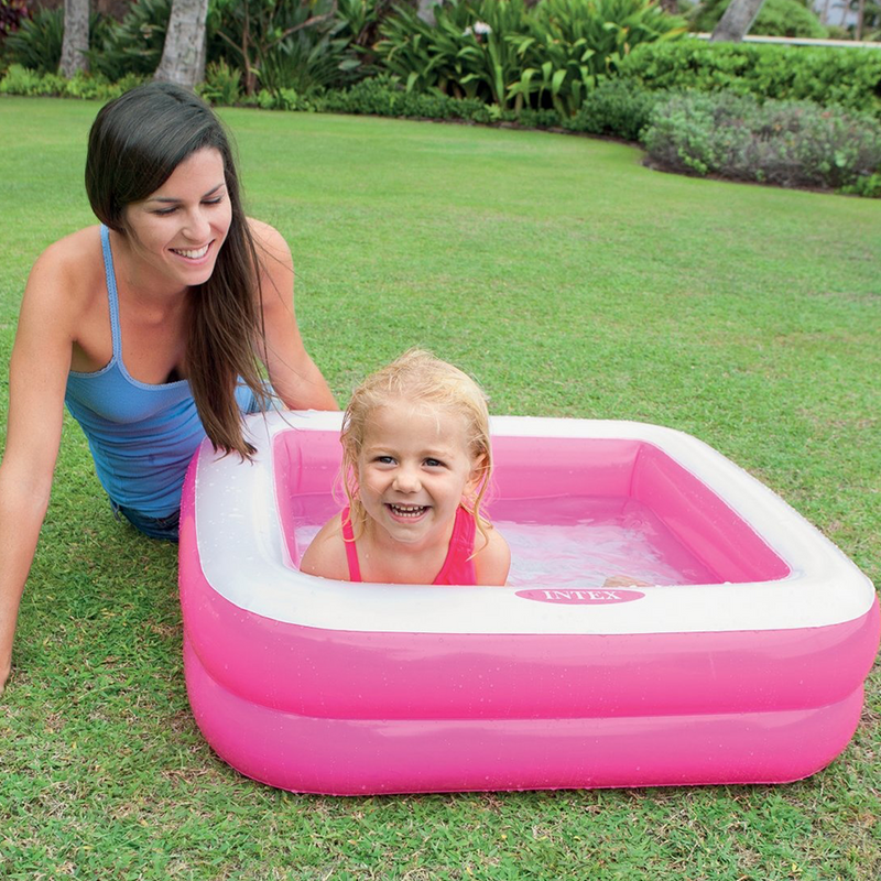 Load image into Gallery viewer, Intex zwembad play box roze 86x86cm
