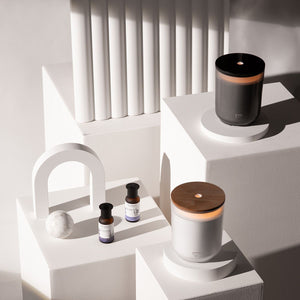 Ipuro air sonic aroma kaars wit