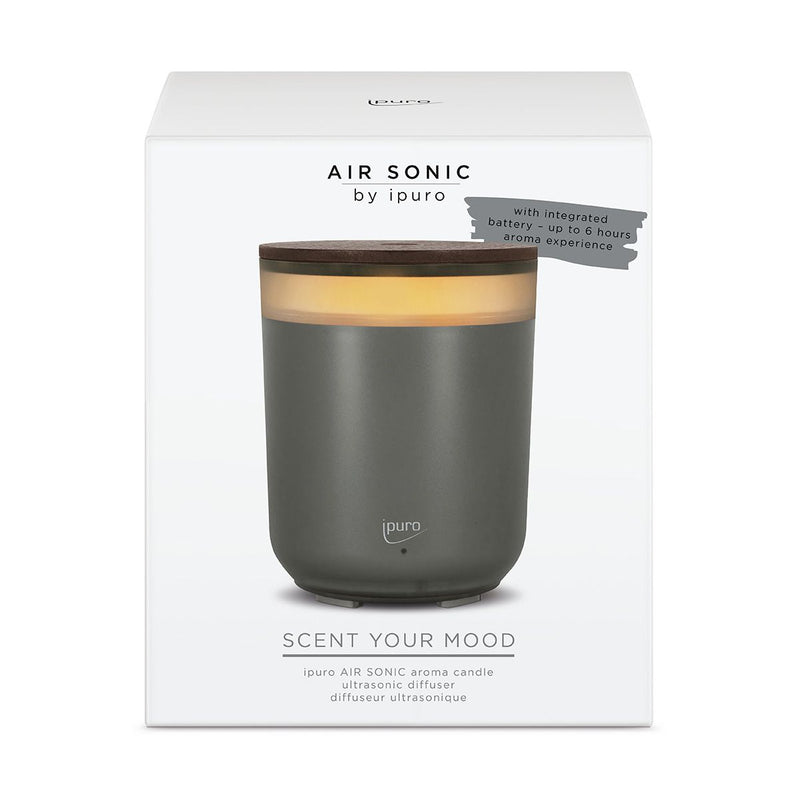 Chargez l'image dans la visionneuse de la galerie, Ipuro air sonic aroma kaars grijs
