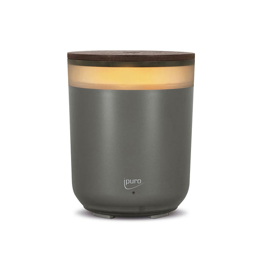 Ipuro air sonic aroma kaars grijs