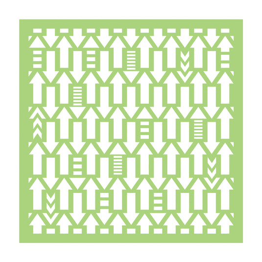 Kaisercraft • designer template 15.2x15.2cm arrows