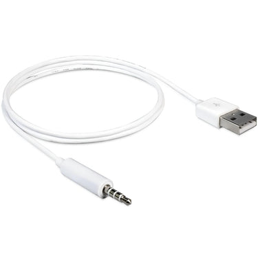 Delock cable usb-a male > stereo jack 3.5 mm male 4 pin adapter (ipod shuffle, 1 m)