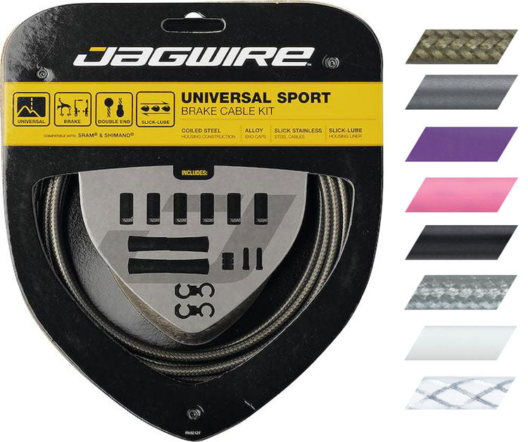 Load image into Gallery viewer, Jagwire universal sport brake cable set | black
