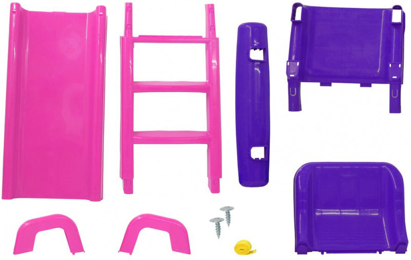 Load image into Gallery viewer, Jamara Funny glijbaan meisjes 145 x 59 x 79 cm roze paars
