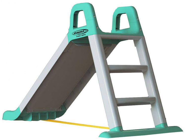 Load image into Gallery viewer, Jamara Funny glijbaan junior 145 x 59 x 79 cm turquoise grijs
