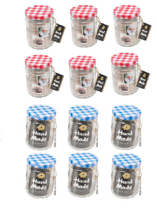 Kitchen tools jampot weckpot 200ml ø7x9,5cm doos a 12 stuks