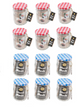 Kitchen tools jampot weckpot 200ml ã¸7x9,5cm doos a 12 stuks