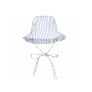 Blue stripes | blauw wit uv zonnehoed