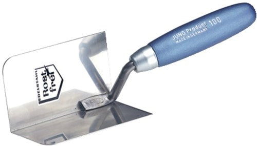 Jung 1011081 - afgerond binnen hoektruweel inox prod285 100mm | 3 stuks