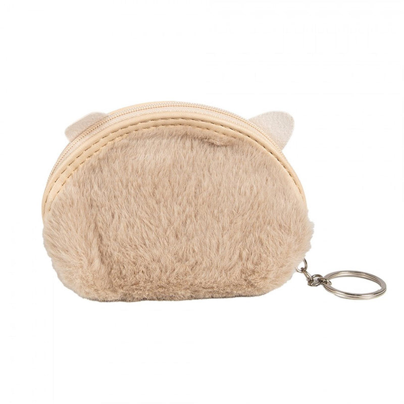 Chargez l'image dans la visionneuse de la galerie, Clayre eef portemonnee beige kat poes 12x2x9cm
