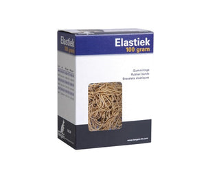 Kangaro elastiek nr.77 125x8mm 100 gram. postbode elastiek