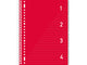 Kangaro 4 in 1 schrijfblok a4, gelinieerd rood