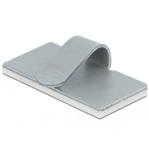 Delock kabelklem zelfklevend rvs 10 stuks