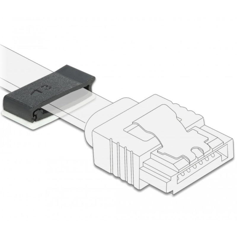 Load image into Gallery viewer, Delock kabelhouder met vergrendelclip zelfklevend zwart 10 stuks
