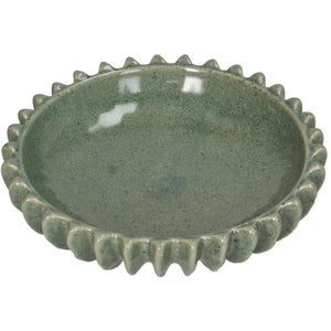 Kersten schaal keramiek green 20x20x5.5cm