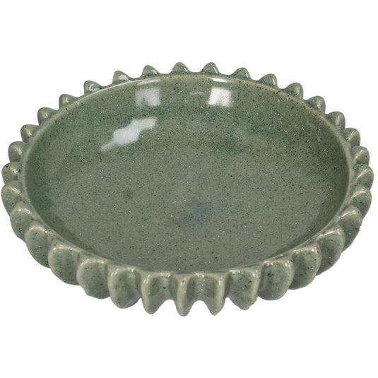 Kersten schaal keramiek green 20x20x5.5cm