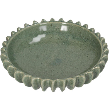 Kersten schaal keramiek green 20x20x5.5cm