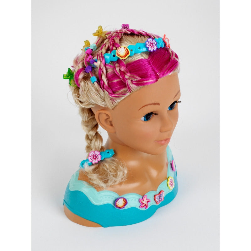 Load image into Gallery viewer, Klein kapkop princess coralie (blond blauw)
