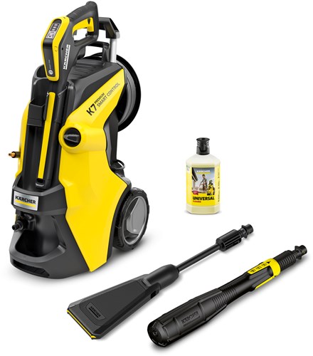 Afbeelding laden in galerijviewer, Karcher kärcher k 7 premium smart control flex eco!booster hogedrukreiniger - slanghaspel - 180 bar - 600 l u - 60 m² u - geschikt voor oa. auto - terras - campers - caravans - fietsen - motoren - tuinset en gebieden rondom huis
