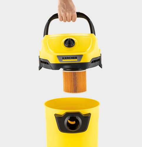 Karcher wd 3-18 v-17 20 accu nat- en droogstofzuiger - 1.628-550.0