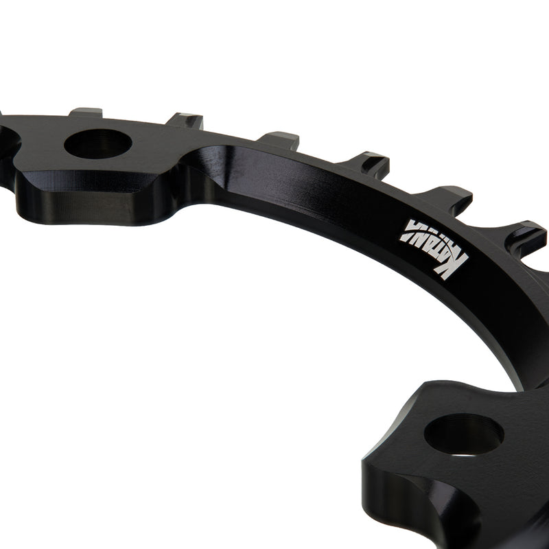 Load image into Gallery viewer, Katana razorblade oval narrow wide chainring 104mm
