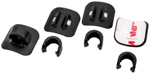 Katana self-adhesive aluminum guide sleeves set incl. clips (4 pieces)