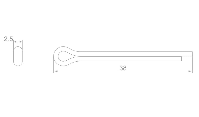 Load image into Gallery viewer, Katana split pins for shimano sram avid disc pads (2 pieces)
