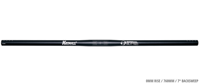 Load image into Gallery viewer, Katana spiral butted riser bar 25.4mm handlebar
