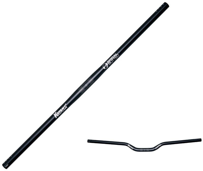 Load image into Gallery viewer, Katana spiral butted riser bar 25.4mm handlebar
