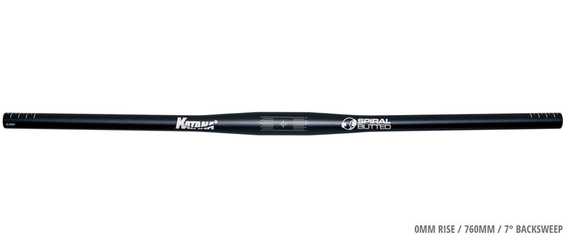 Load image into Gallery viewer, Katana spiral butted riser bar 31.8mm handlebar
