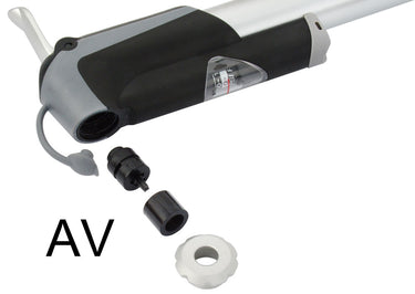 Katana alu mini pump with pressure gauge