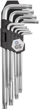 Katana torx angle wrench set ith bore t10 - t50