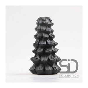 Season inspired decoration kaarsenstandaard 11x11x19 zwart