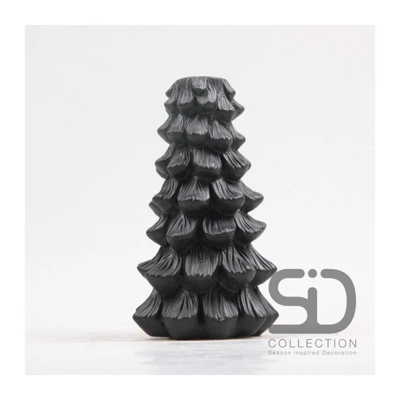 Cargue la imagen en el visor de la galería, Season inspired decoration kaarsenstandaard 11x11x19 zwart
