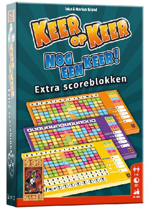 999games 999 games keer op keer scoreblok 3 stuks
