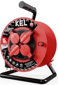Afbeelding laden in galerijviewer, Enzo kel kabelhaspel h05 3x1,5qmm 15m rood ip44 - 1167280
