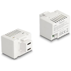Usb c naar 2‑pins aansluitblok keystone