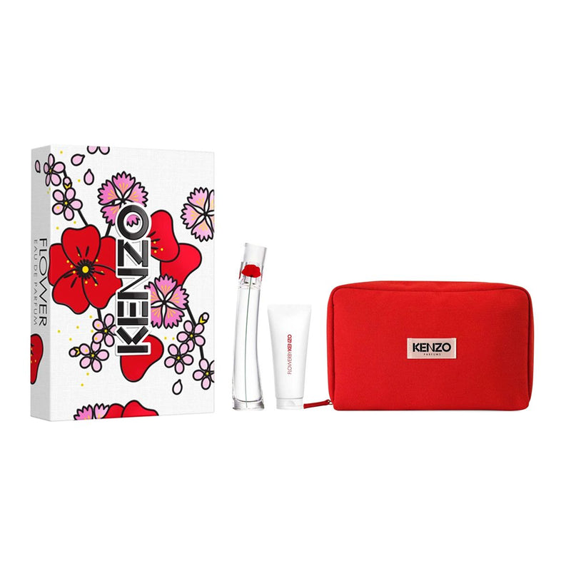 Load image into Gallery viewer, Kenzo flower geschenkset dames edp 50ml bodywash 75ml
