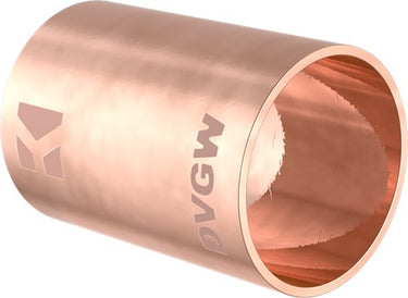 Kirchhoff dubbele koperen sokkel, blank, 15 mm, 2 sockets, (5270) - 989093055