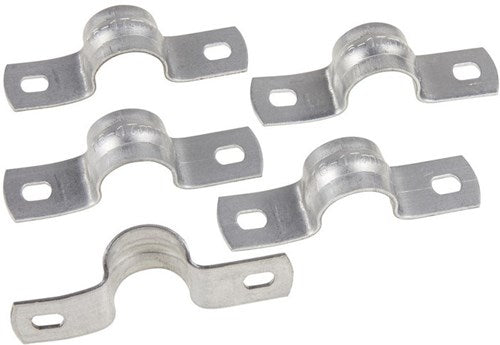Load image into Gallery viewer, Kirchhoff dubbele zadelklem, verzinkt, 20 mm (5x) - 973801555
