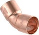 Kirchhoff koperbocht 45°, blank, 28 mm, 2 sockets (5041) - 989115055