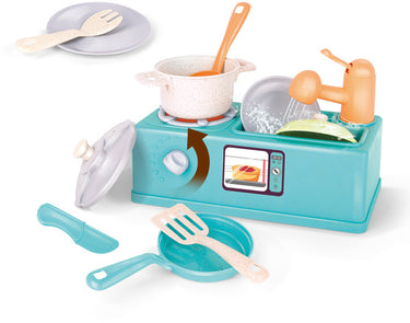 Kitchen toys Speelgoed Wastafel met Stromend Water 11-delig