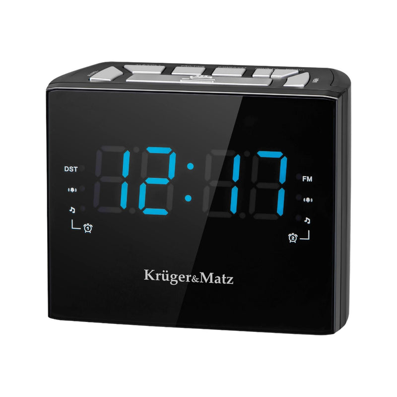 Load image into Gallery viewer, Kruger matz krüger matz fm wekkerradio zwart
