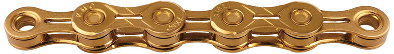 Load image into Gallery viewer, KMC X10EL Goud Ti-N 10-speed fietsketting

