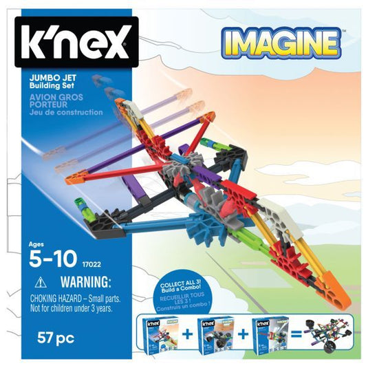 Cilgro k'nex bouwset - jumbo jet, 57dlg.
