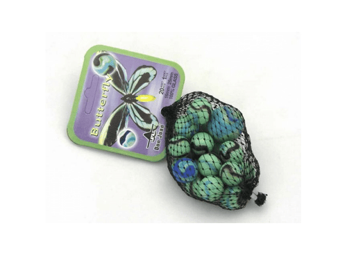 Adic butterfly knikkers 20 knikkers + 1 grote knikker