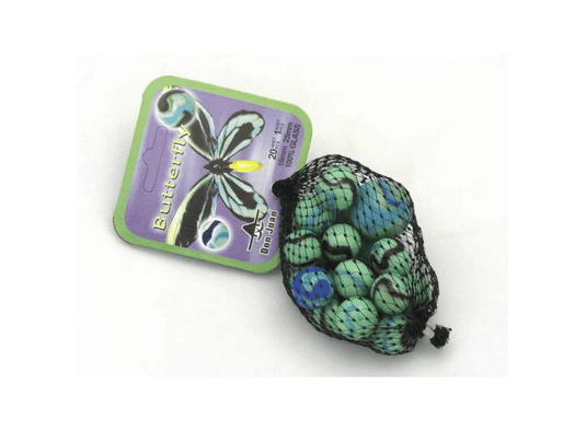 Adic butterfly knikkers 20 knikkers + 1 grote knikker
