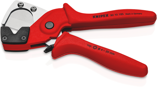 Afbeelding laden in galerijviewer, Knipex 90 10 185 buizensnijder voor meerlaagse en pneumatische | slangen van kunststof | met glasvezel - 90 10 185
